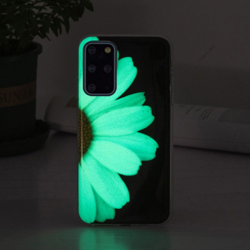 Hoesje voor Samsung Galaxy S20 Plus 4G / 5G Fluorescerende Bloemenreeks