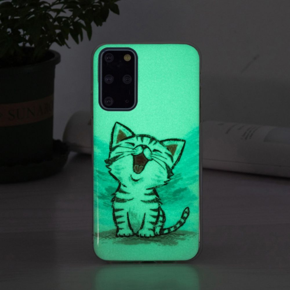 Hoesje voor Samsung Galaxy S20 Plus 4G / 5G Fluorescerende Kat