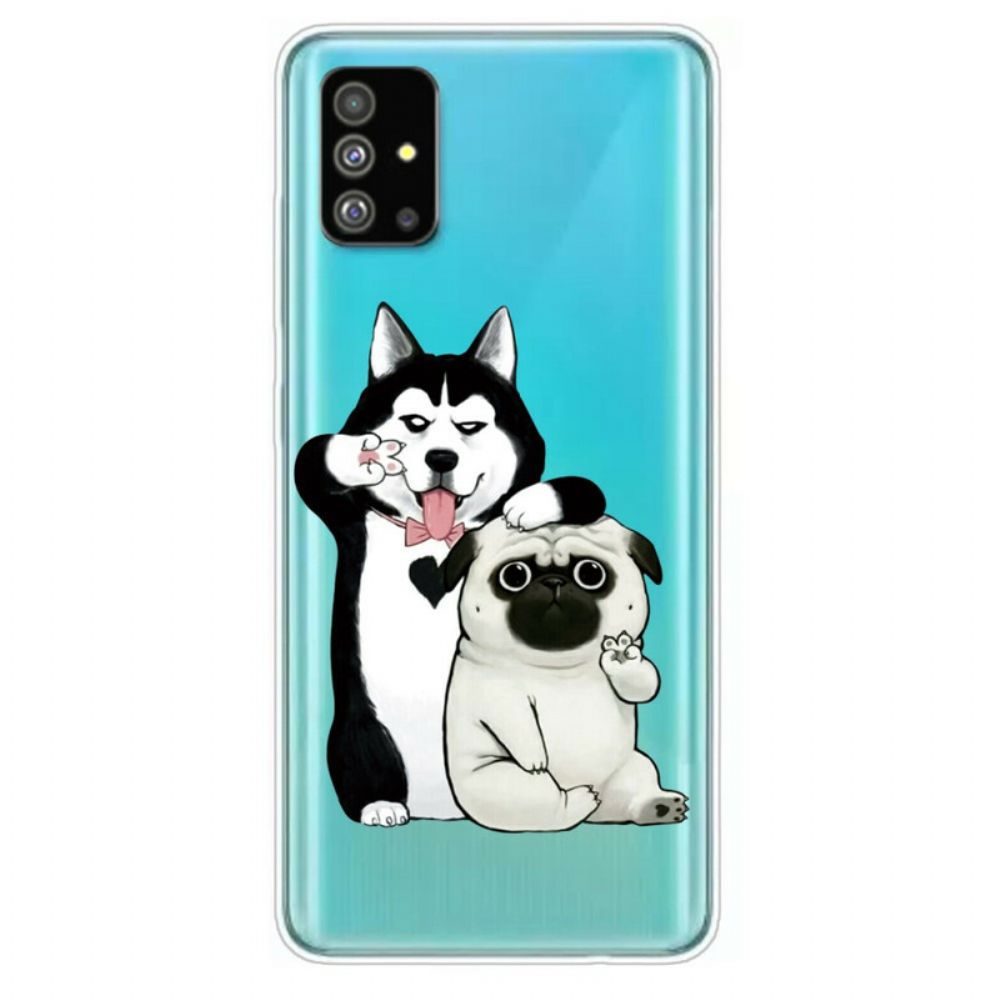 Hoesje voor Samsung Galaxy S20 Plus 4G / 5G Grappige Honden