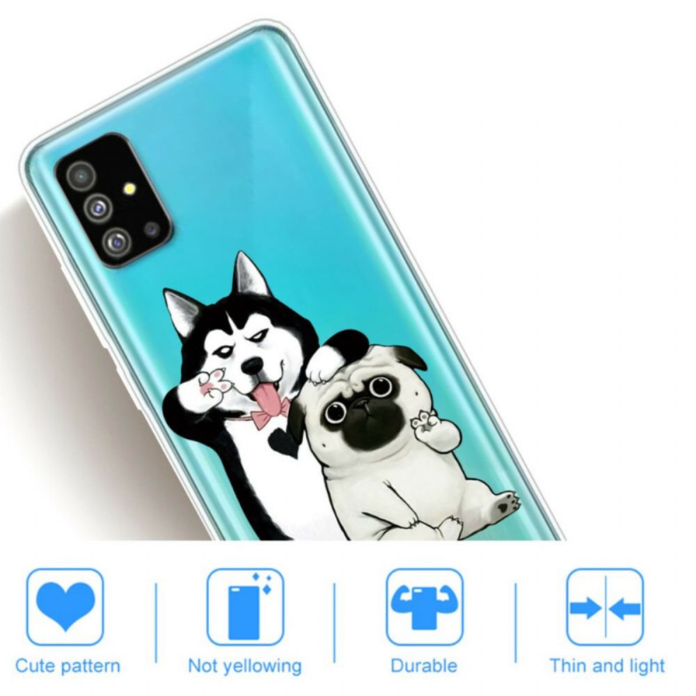 Hoesje voor Samsung Galaxy S20 Plus 4G / 5G Grappige Honden