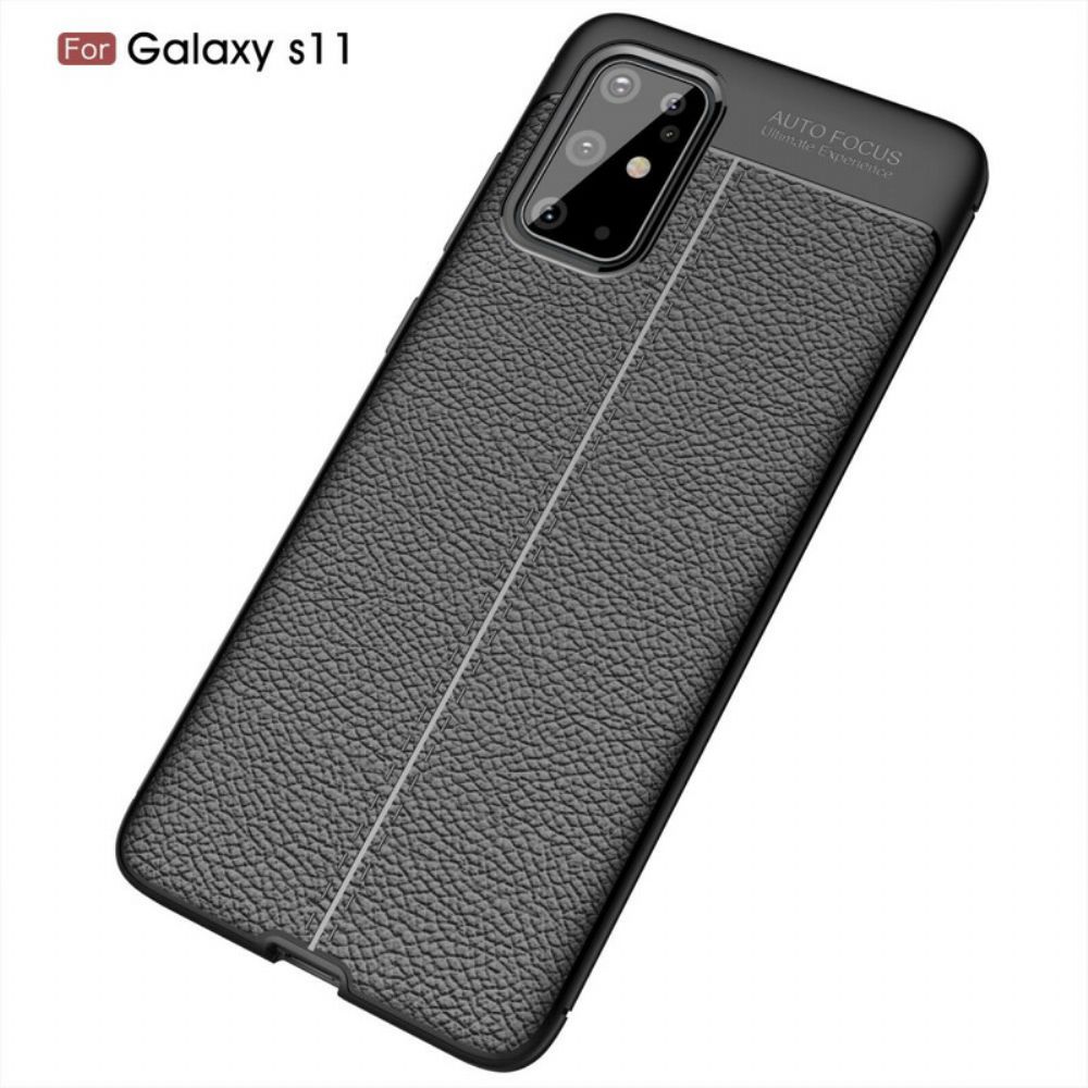 Hoesje voor Samsung Galaxy S20 Plus 4G / 5G Litchi Dubbele Lijn