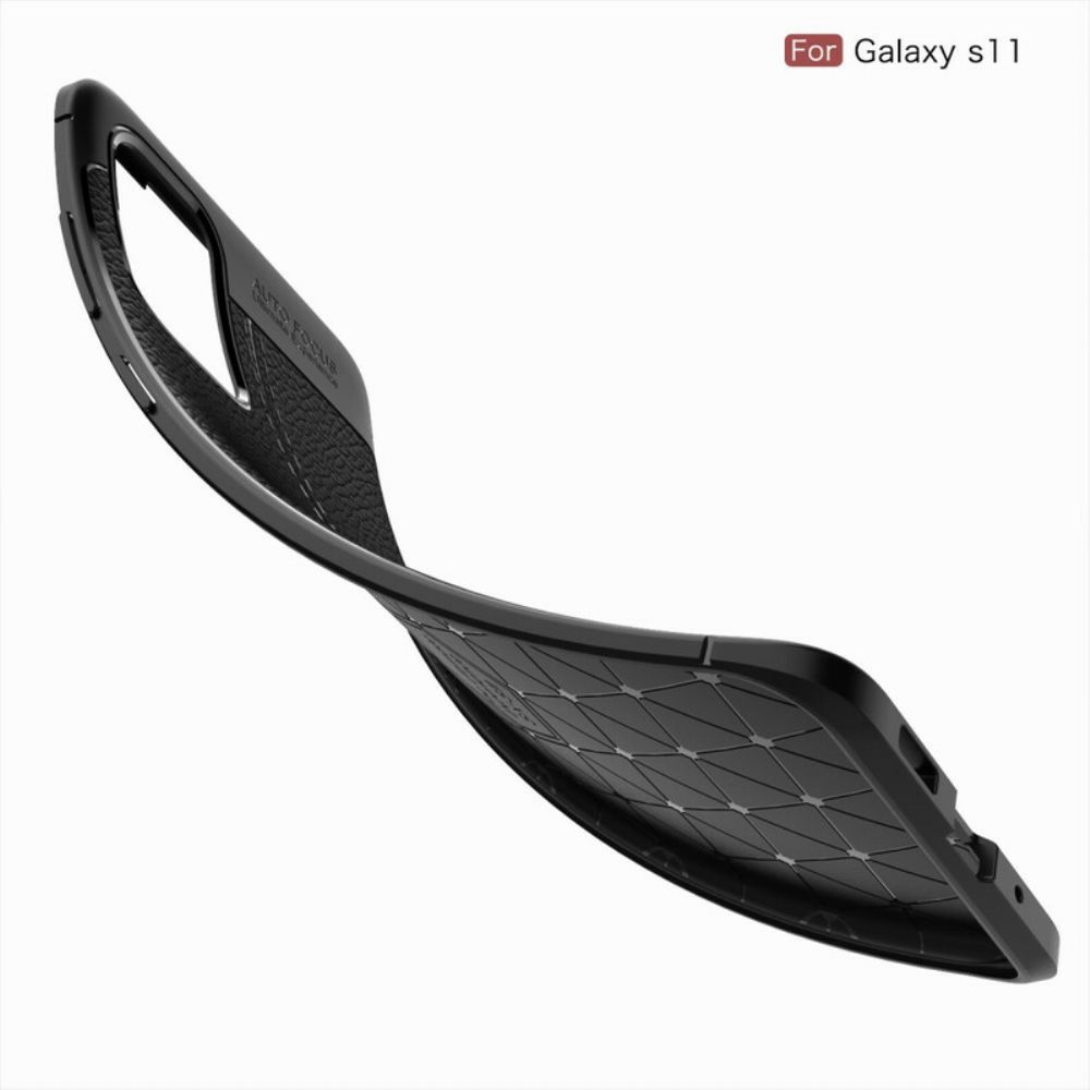 Hoesje voor Samsung Galaxy S20 Plus 4G / 5G Litchi Dubbele Lijn