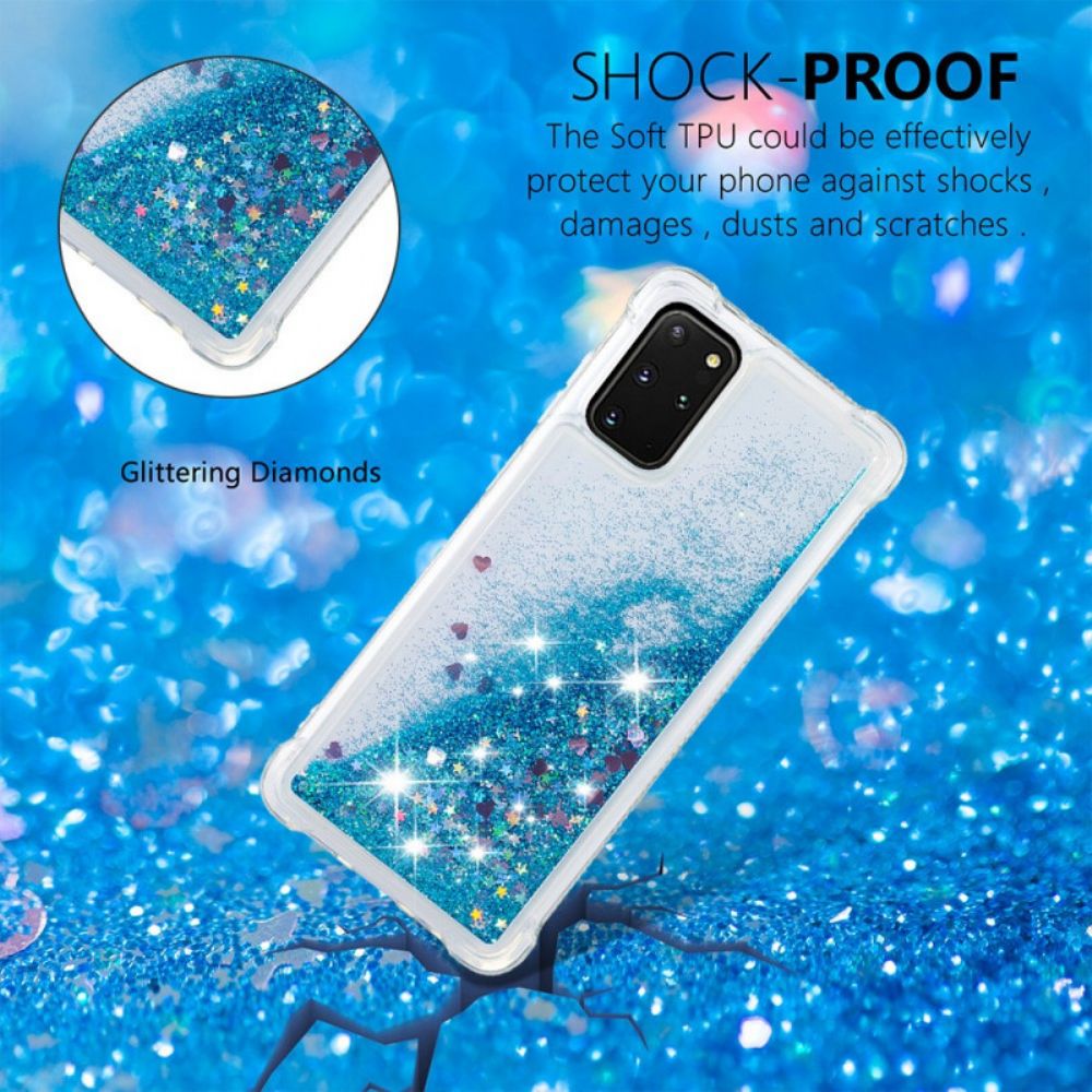 Hoesje voor Samsung Galaxy S20 Plus 4G / 5G Verlangen Glitter