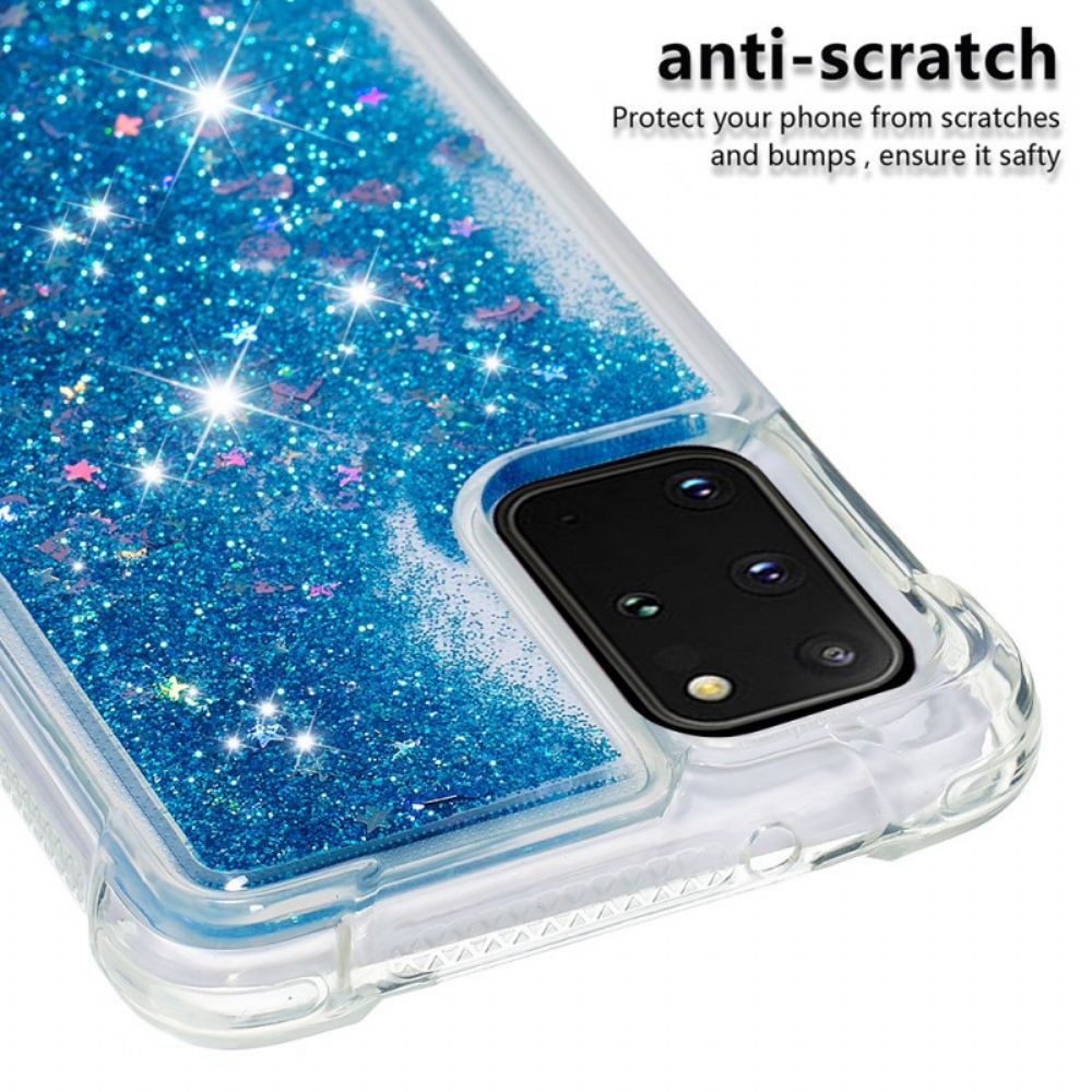 Hoesje voor Samsung Galaxy S20 Plus 4G / 5G Verlangen Glitter