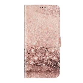 Leren Hoesje voor Samsung Galaxy S20 Plus 4G / 5G Ontwerp Pailletten