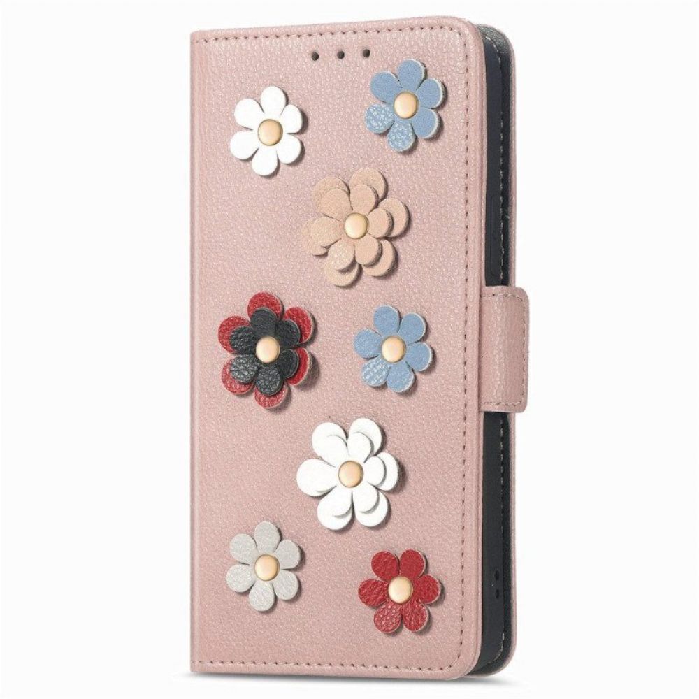 Folio-hoesje voor Xiaomi 12 Lite 3d Bloemen