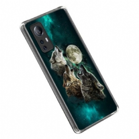 Hoesje voor Xiaomi 12 Lite Anti-vergelende Wolven