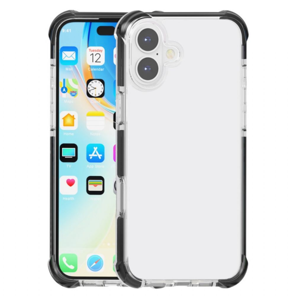 Case Hoesje iPhone 16 Telefoonhoesje Gekleurde Randen