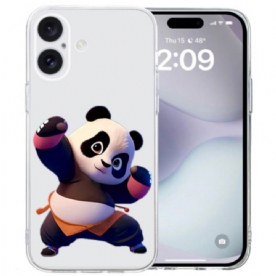 Cover Hoesje iPhone 16 Telefoonhoesje Transparante Pandarand