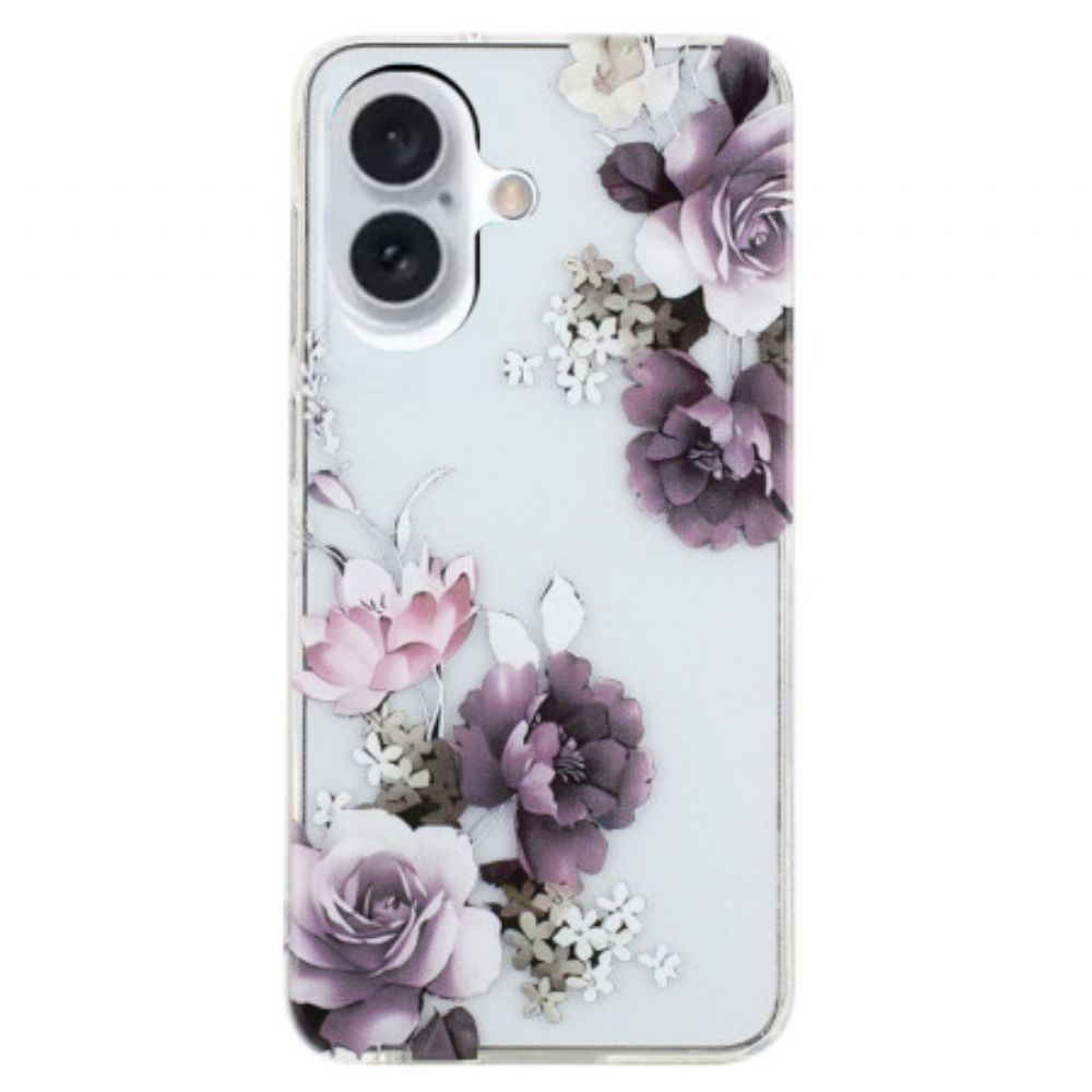 Hoesje iPhone 16 Pioenrozen