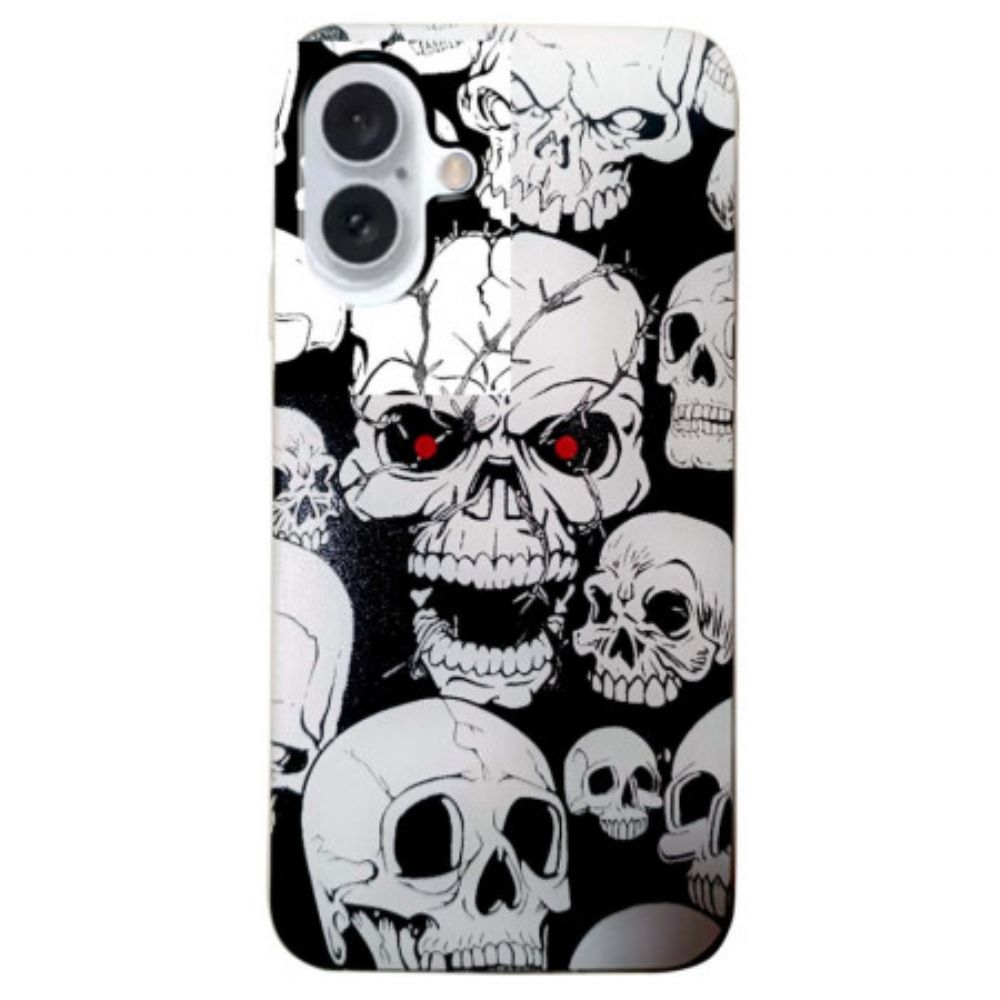 Hoesje iPhone 16 Schedels