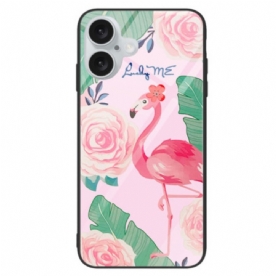 Hoesje iPhone 16 Vogel Van Gehard Glas