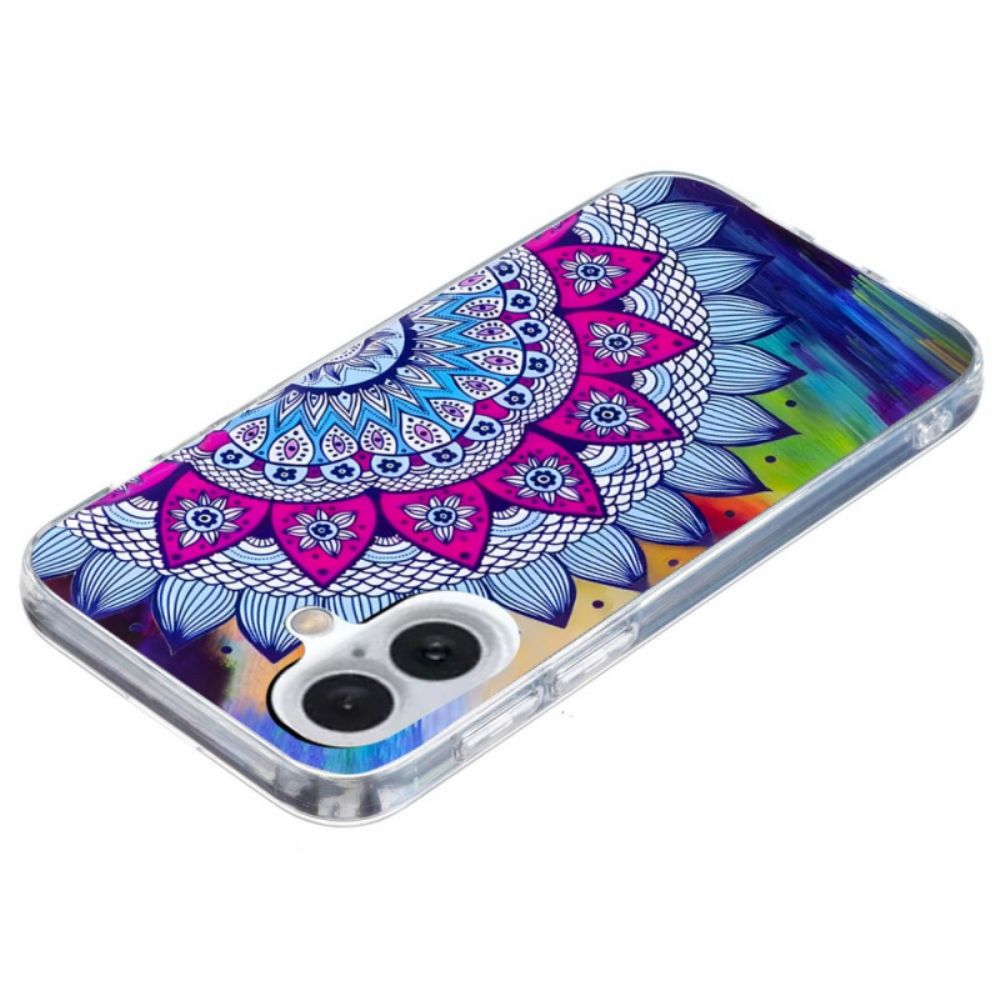 Hoesje Voor iPhone 16 Mandalabloem