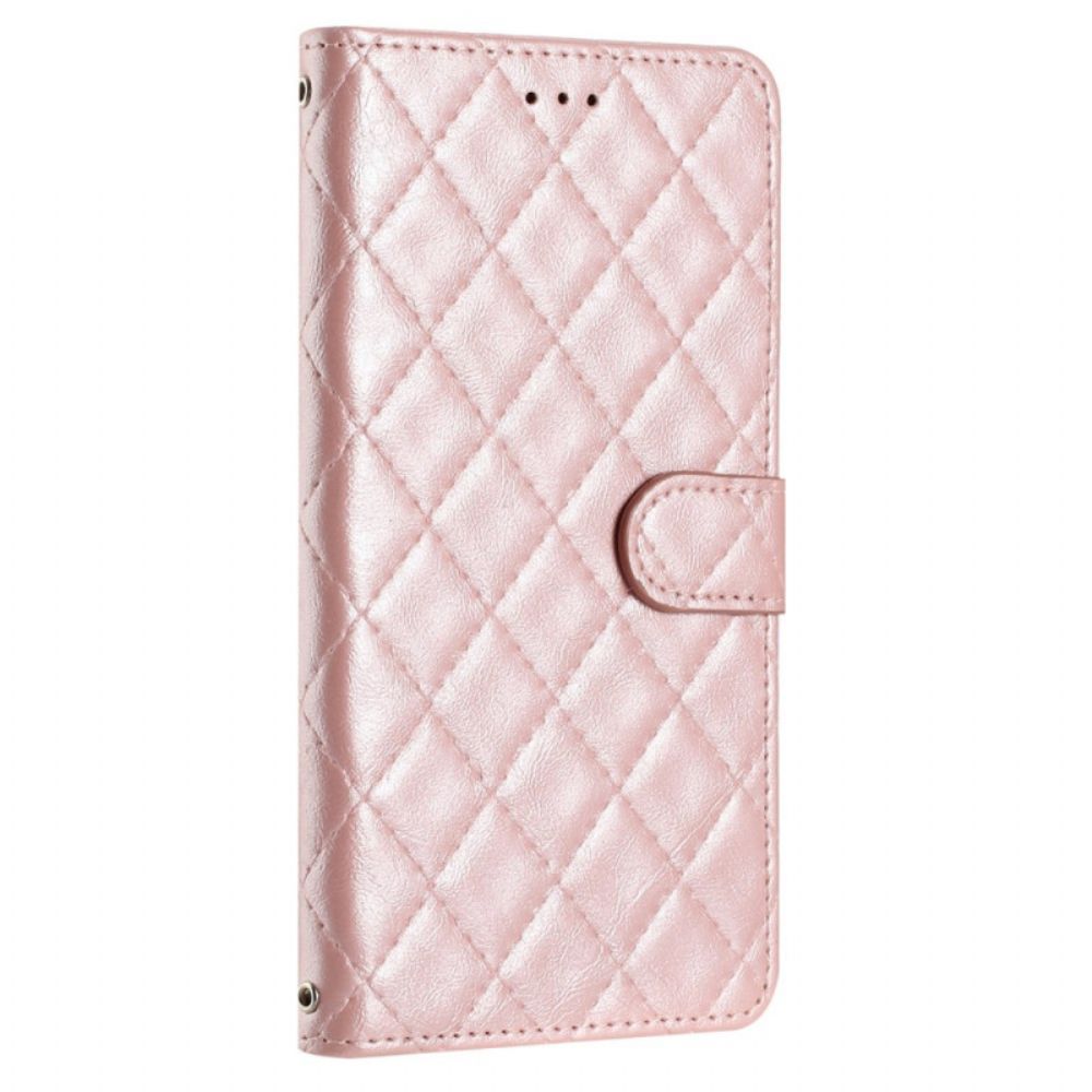 Leren Hoesje iPhone 16 Gewatteerd Bescherming Hoesje