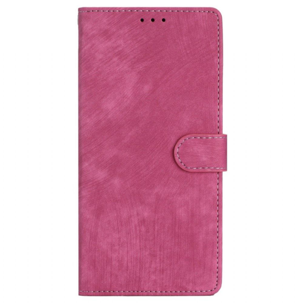 Leren Hoesje iPhone 16 Suède-effect Bescherming Hoesje