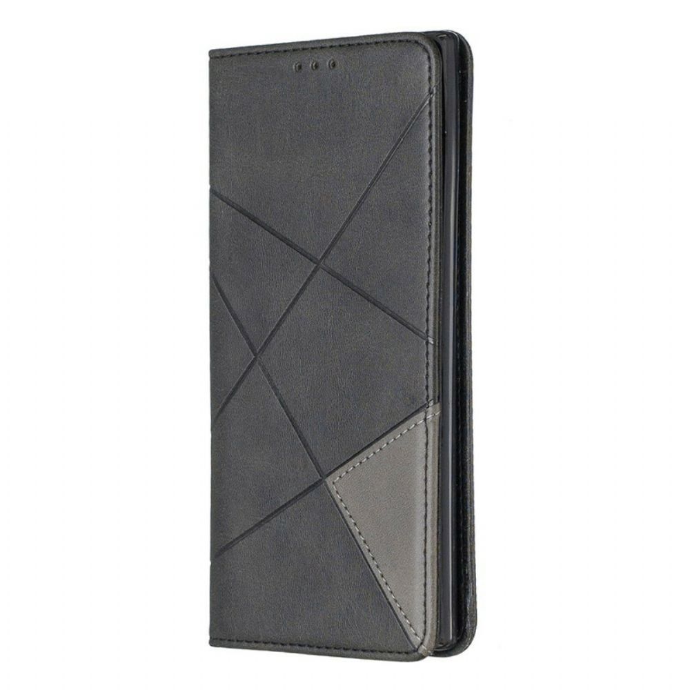 Bescherming Hoesje voor Samsung Galaxy Note 10 Plus Folio-hoesje Artiestenstijl