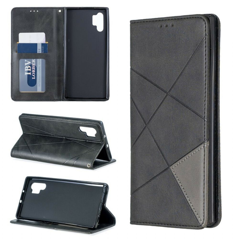 Bescherming Hoesje voor Samsung Galaxy Note 10 Plus Folio-hoesje Artiestenstijl