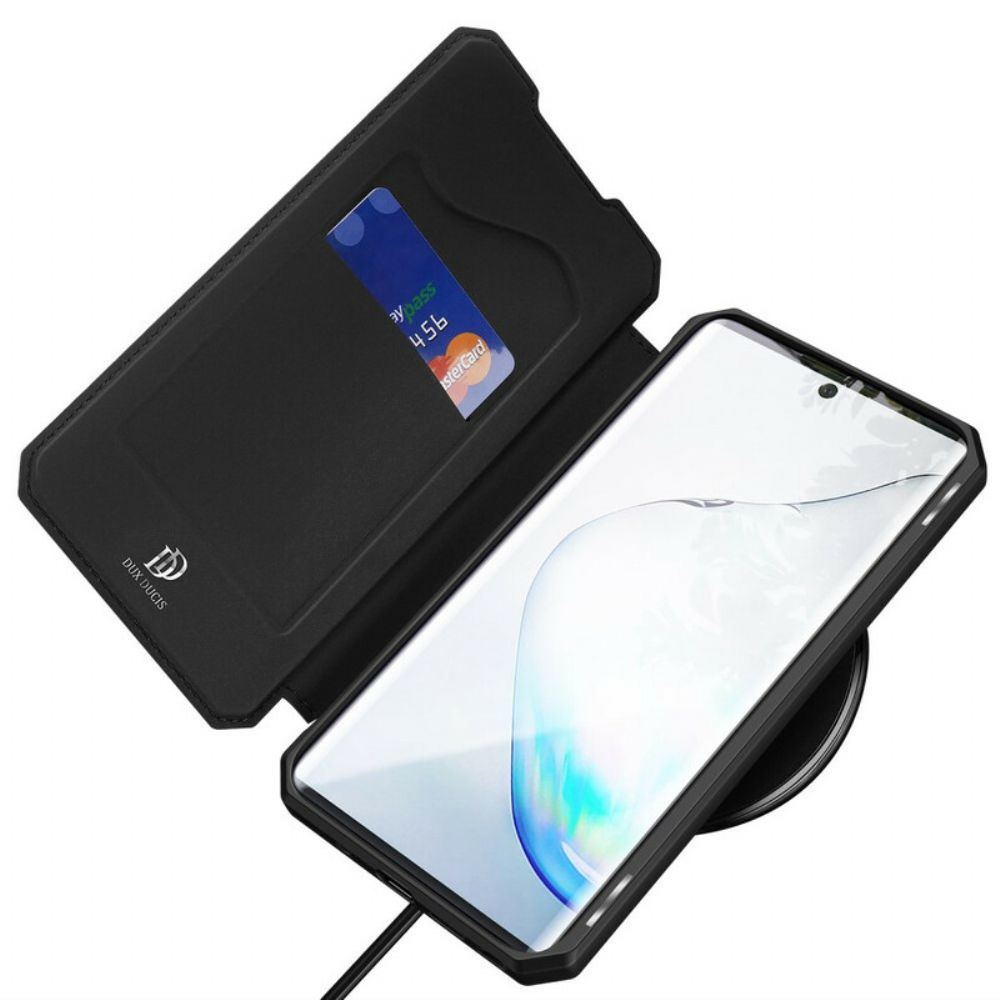 Bescherming Hoesje voor Samsung Galaxy Note 10 Plus Folio-hoesje Magnetische Dux Ducis