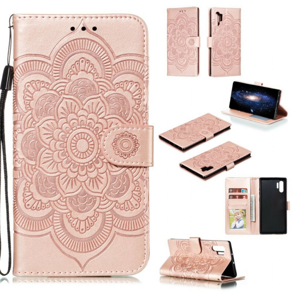 Folio-hoesje voor Samsung Galaxy Note 10 Plus Volledige Mandala