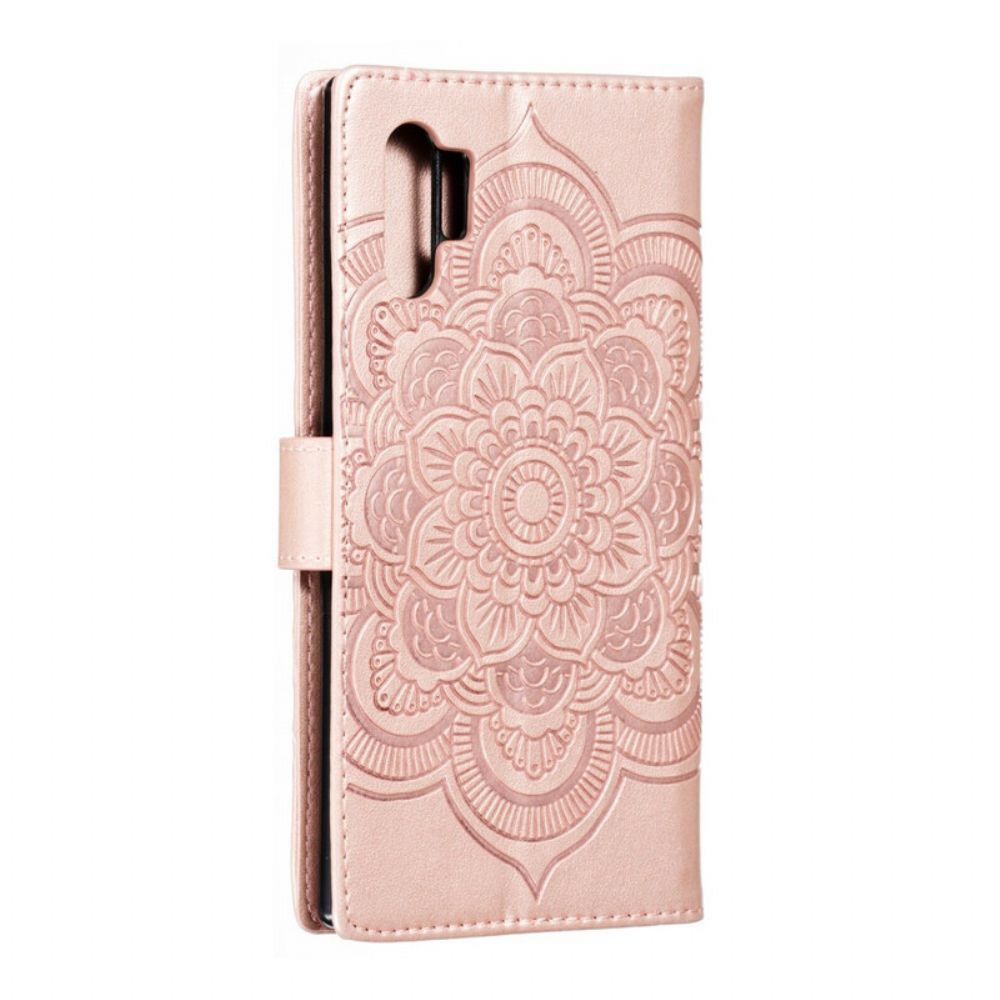 Folio-hoesje voor Samsung Galaxy Note 10 Plus Volledige Mandala