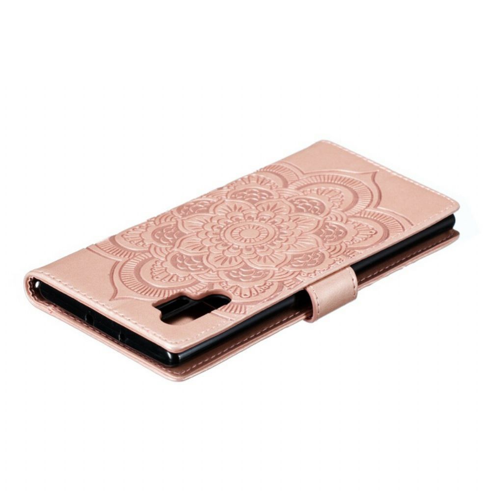 Folio-hoesje voor Samsung Galaxy Note 10 Plus Volledige Mandala