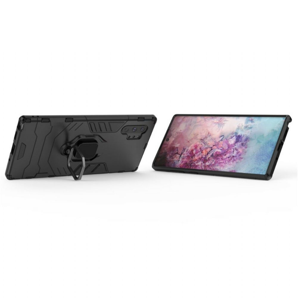 Hoesje voor Samsung Galaxy Note 10 Plus Resistente Ring