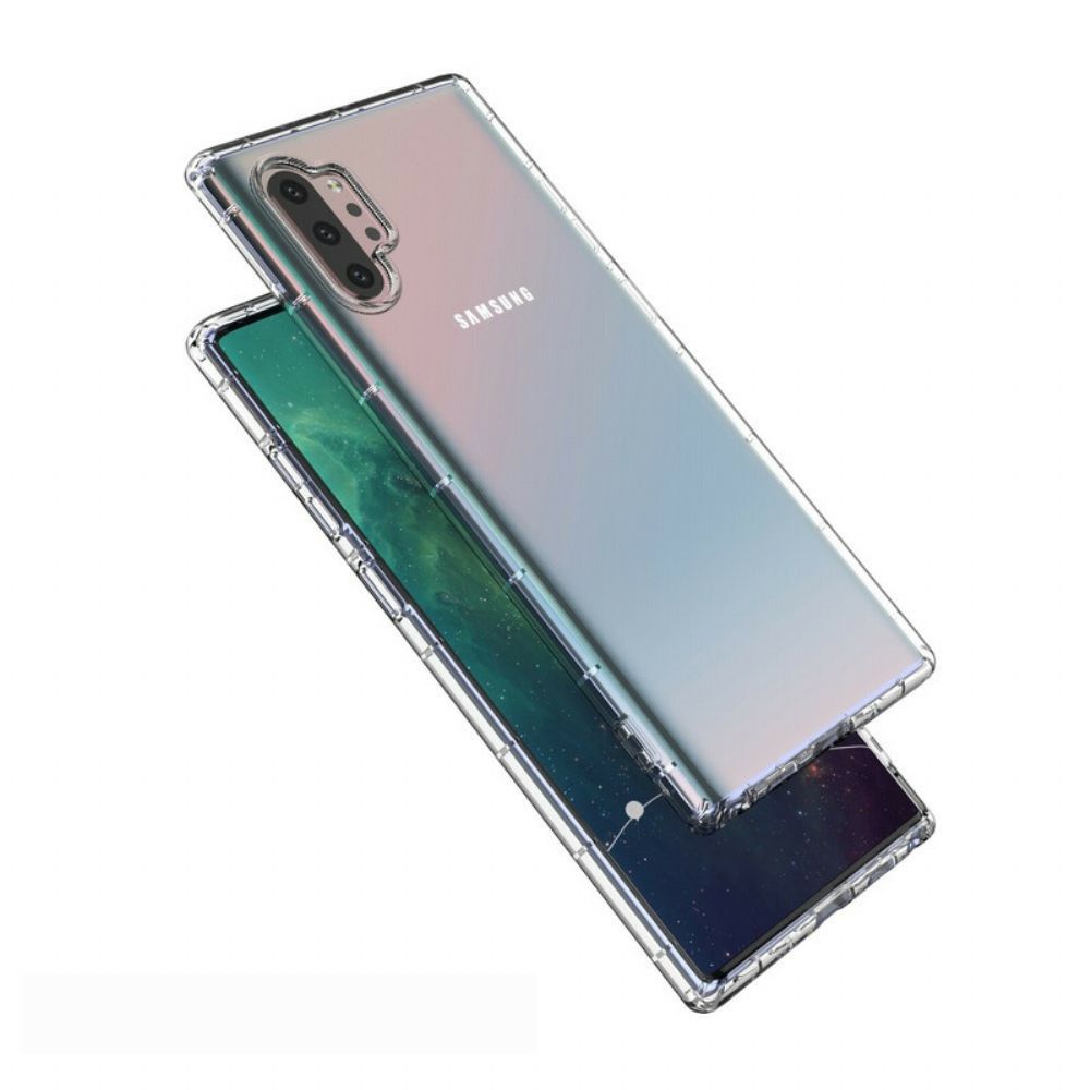 Hoesje voor Samsung Galaxy Note 10 Plus Versterkte Transparant