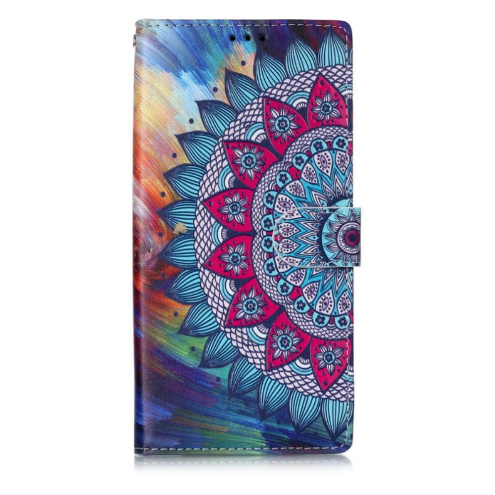 Leren Hoesje voor Samsung Galaxy Note 10 Plus Koning Mandala