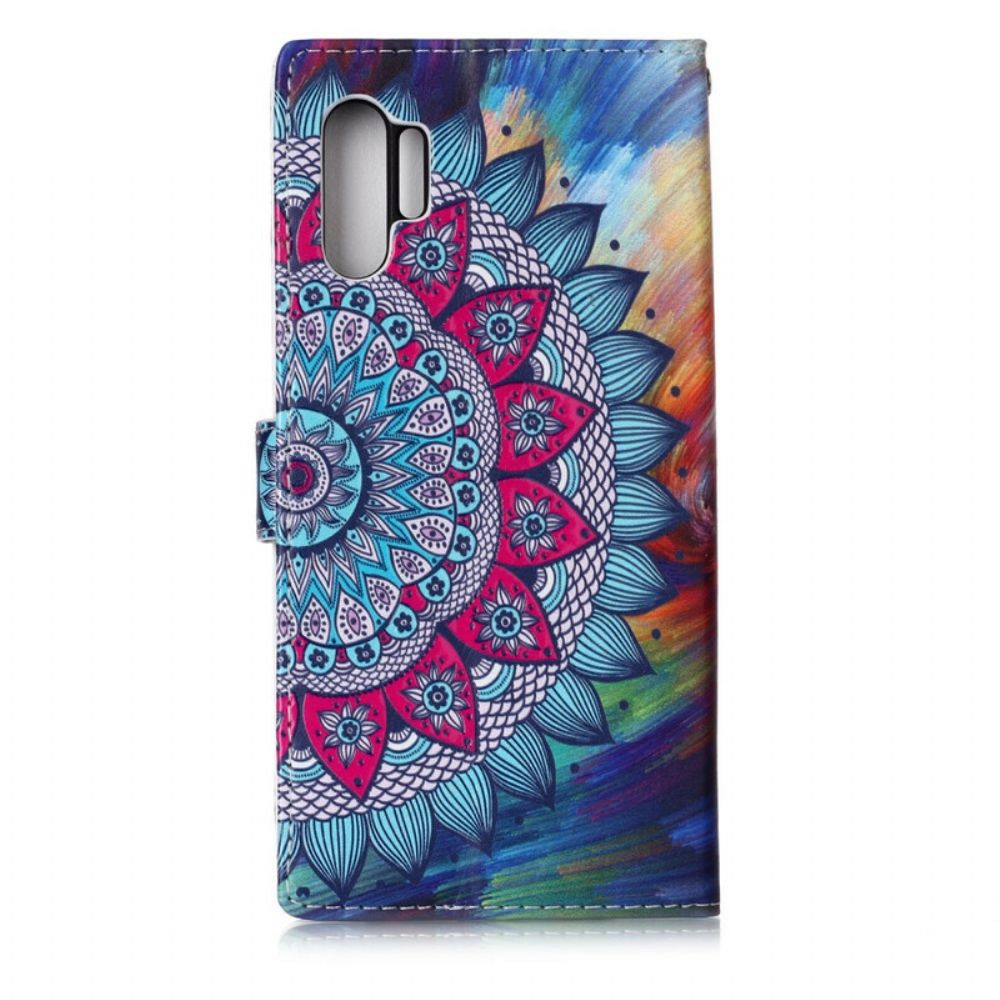 Leren Hoesje voor Samsung Galaxy Note 10 Plus Koning Mandala