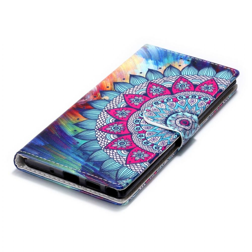 Leren Hoesje voor Samsung Galaxy Note 10 Plus Koning Mandala