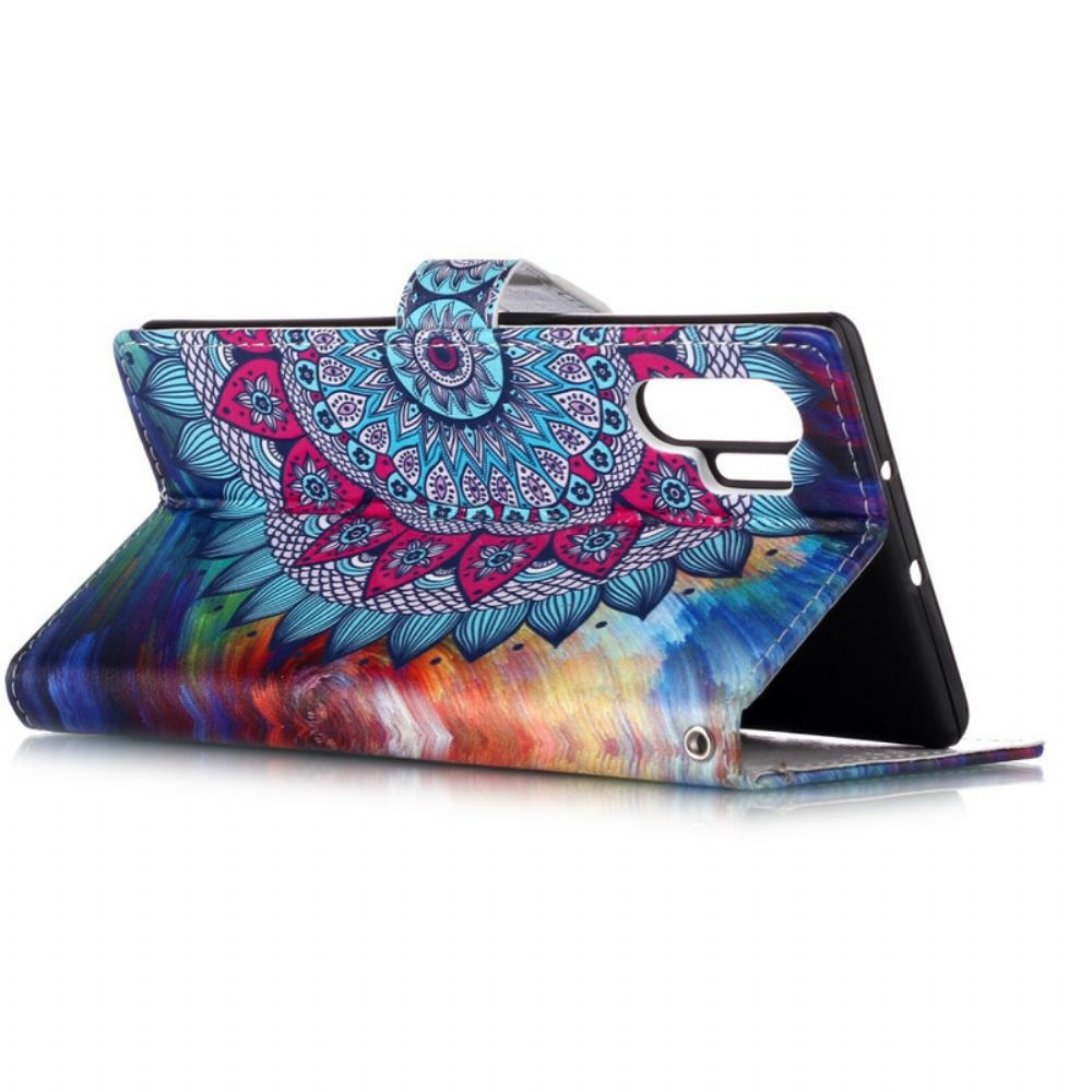 Leren Hoesje voor Samsung Galaxy Note 10 Plus Koning Mandala