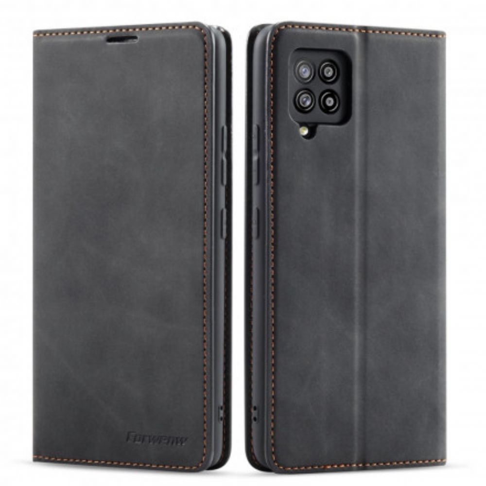 Bescherming Hoesje voor Samsung Galaxy A12 / M12 Folio-hoesje Lederen Effect Forwenw