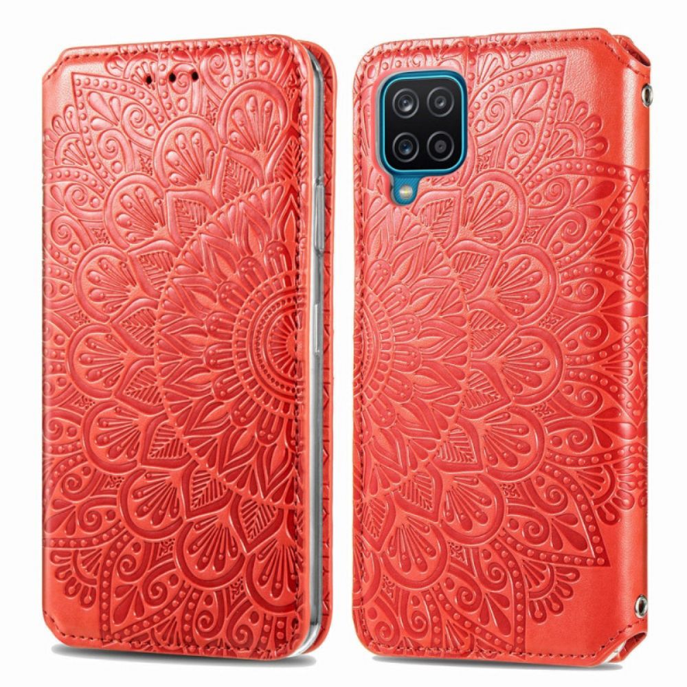 Bescherming Hoesje voor Samsung Galaxy A12 / M12 Folio-hoesje Mandala's