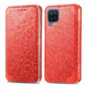 Bescherming Hoesje voor Samsung Galaxy A12 / M12 Folio-hoesje Mandala's