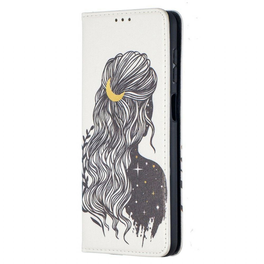 Bescherming Hoesje voor Samsung Galaxy A12 / M12 Folio-hoesje Mooi Haar