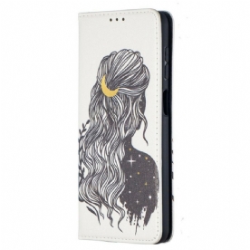 Bescherming Hoesje voor Samsung Galaxy A12 / M12 Folio-hoesje Mooi Haar