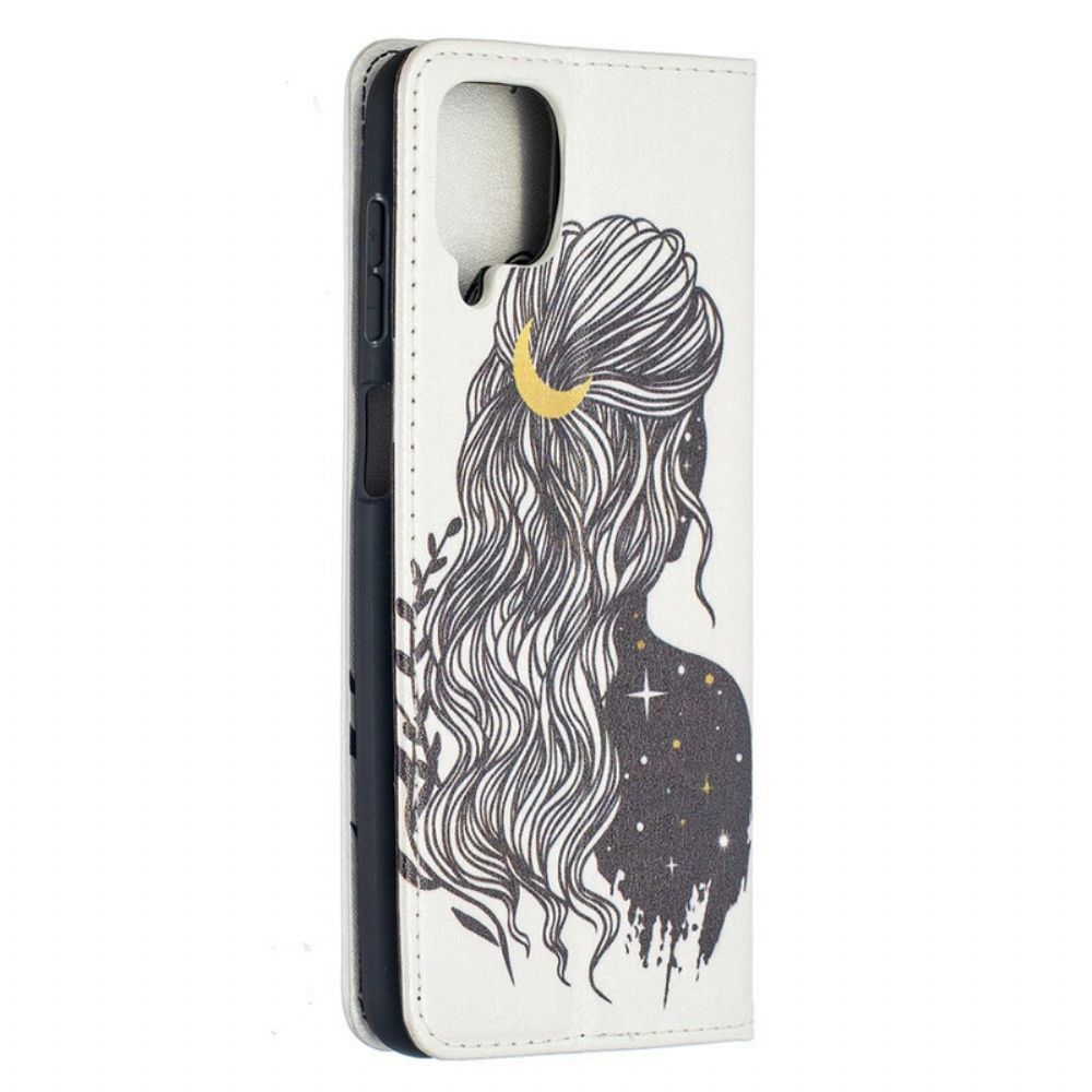 Bescherming Hoesje voor Samsung Galaxy A12 / M12 Folio-hoesje Mooi Haar