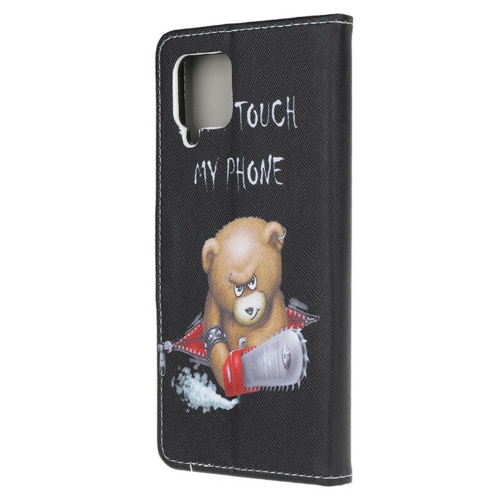 Flip Case voor Samsung Galaxy A12 / M12 Gevaarlijke Beer