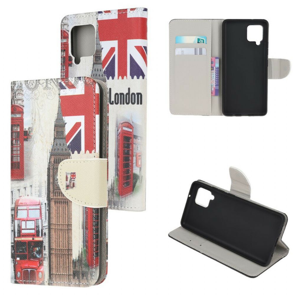 Flip Case voor Samsung Galaxy A12 / M12 Londenlife