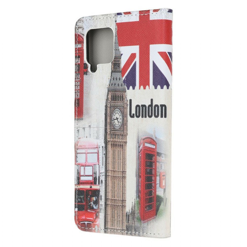 Flip Case voor Samsung Galaxy A12 / M12 Londenlife