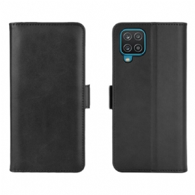 Folio-hoesje voor Samsung Galaxy A12 / M12 Flip Case Dubbele Klep