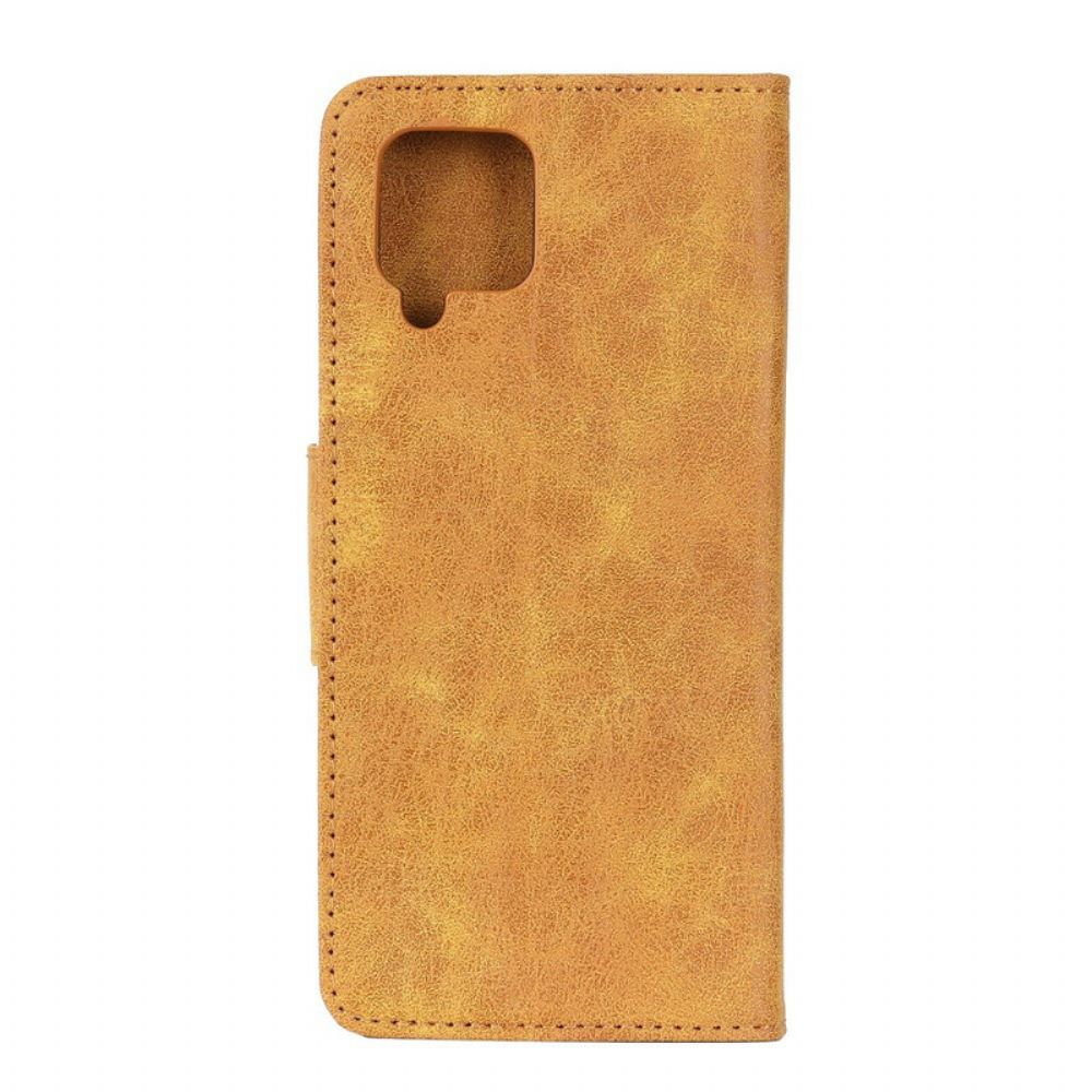 Folio-hoesje voor Samsung Galaxy A12 / M12 Flip Case Vintage Magnetische Klep