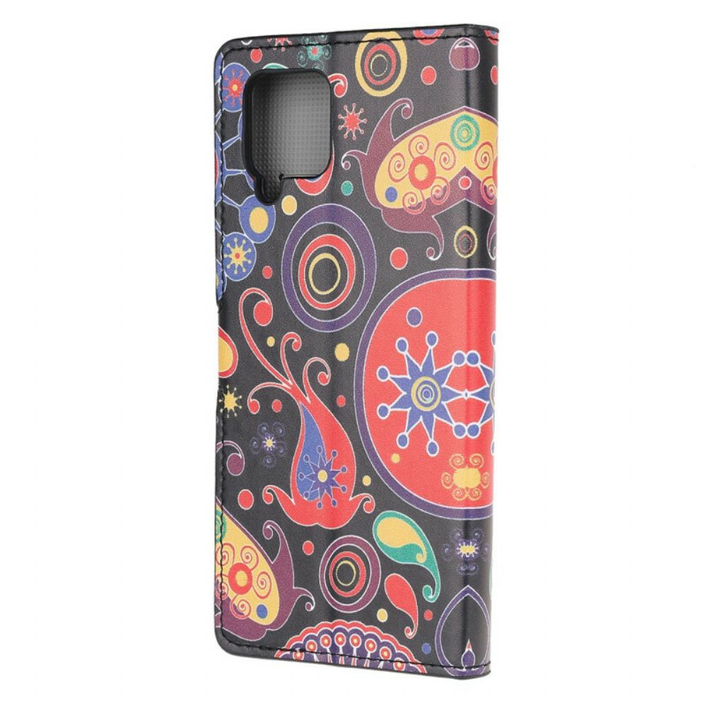 Folio-hoesje voor Samsung Galaxy A12 / M12 Galaxy-ontwerp