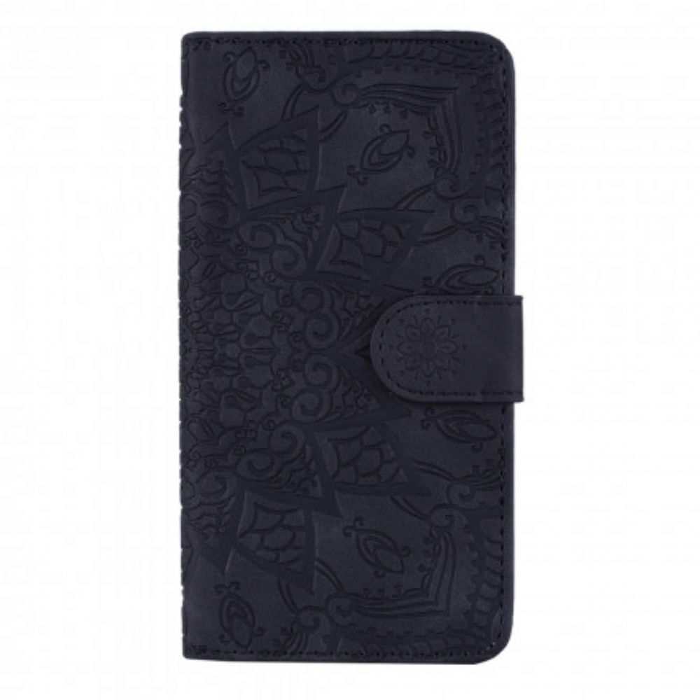 Folio-hoesje voor Samsung Galaxy A12 / M12 Mandala-afdruk