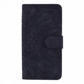 Folio-hoesje voor Samsung Galaxy A12 / M12 Mandala-afdruk