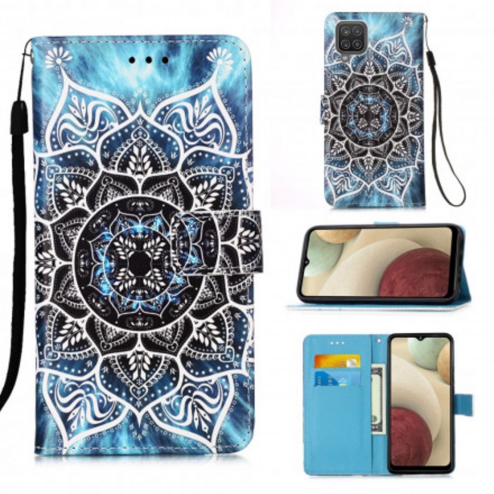 Folio-hoesje voor Samsung Galaxy A12 / M12 Mandala In De Lucht