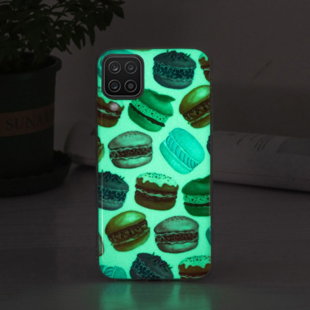 Hoesje voor Samsung Galaxy A12 / M12 Fluorescerende Bitterkoekjes