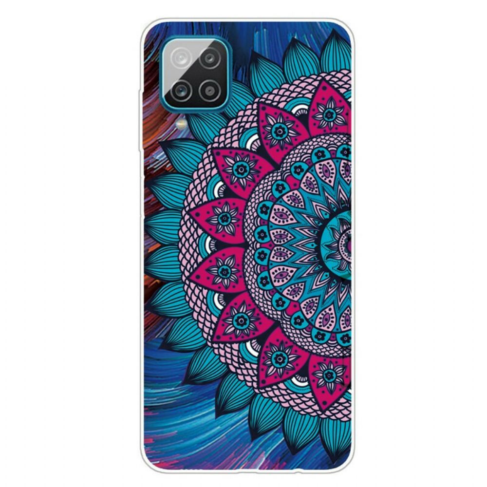 Hoesje voor Samsung Galaxy A12 / M12 Kleurrijke Mandala