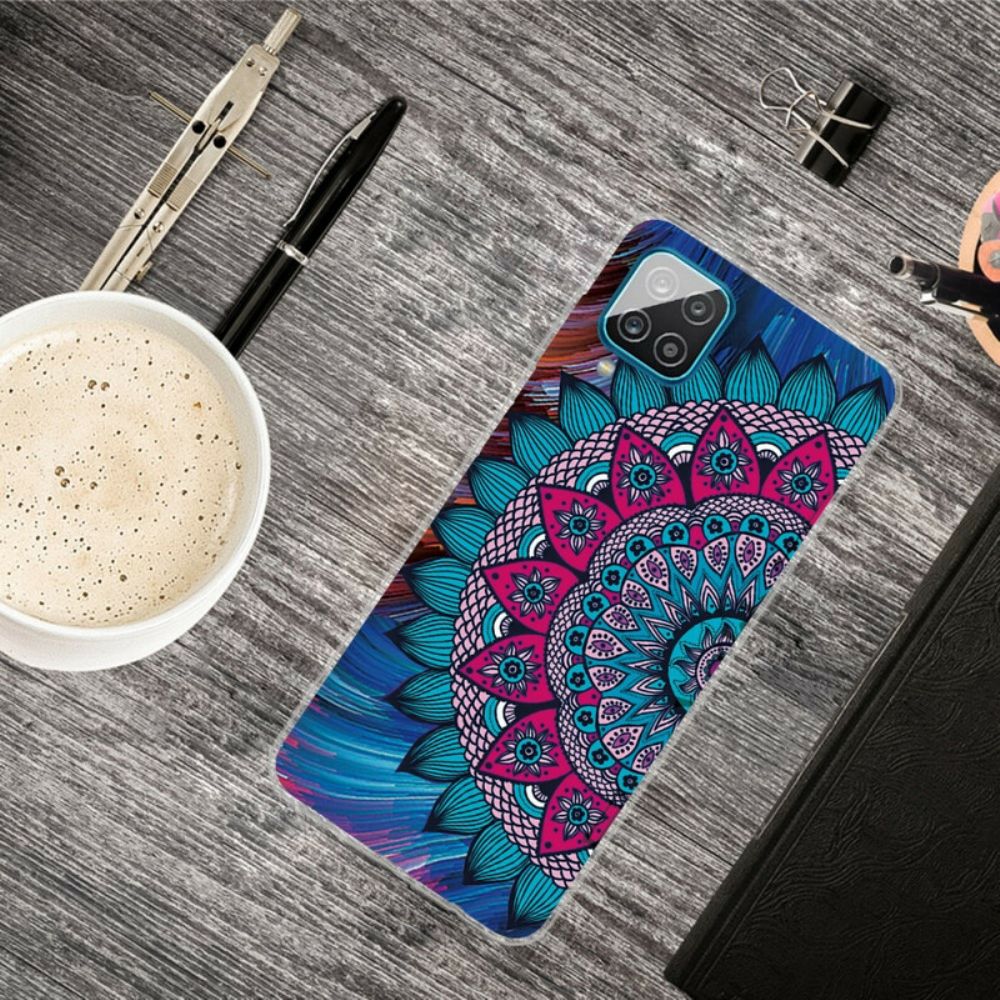 Hoesje voor Samsung Galaxy A12 / M12 Kleurrijke Mandala