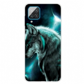 Hoesje voor Samsung Galaxy A12 / M12 Koninklijke Wolf